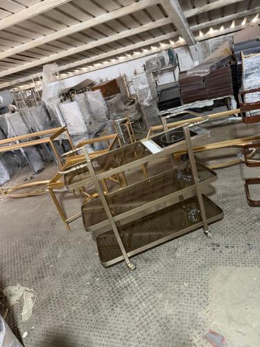 عربة تقديم مع سخان كهربائي | تنفيذ اللون حسب الطلب