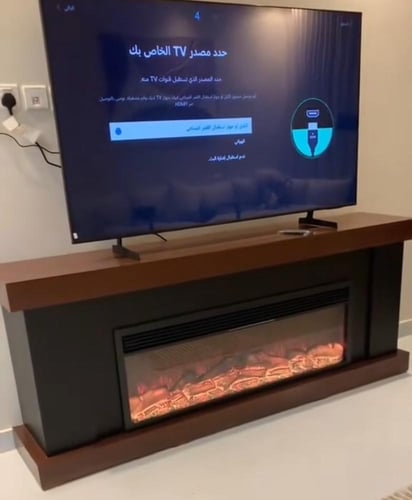 جهاز تدفئة مع الديكور