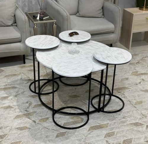 طقم طاولات ٥ قطع