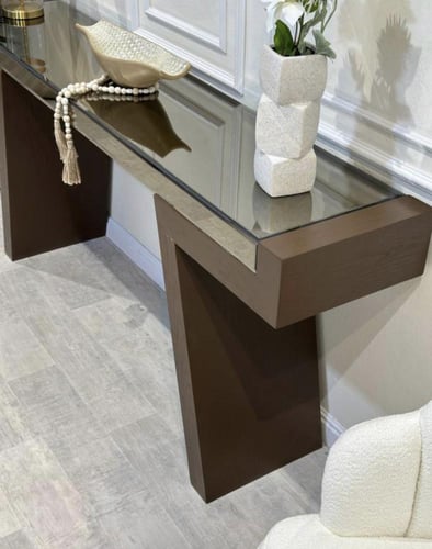 مدخل خشب سنديان مرايا