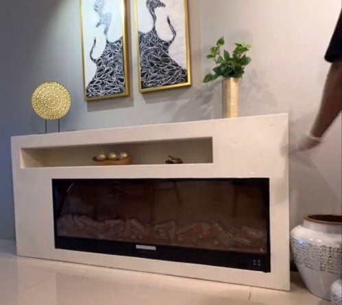 ديكور مع جهاز تدفئة