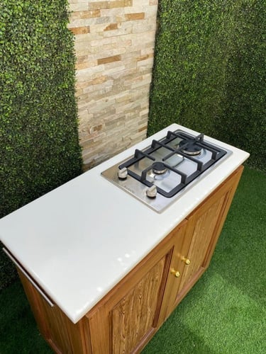 عربة فرن متنقلة غاز