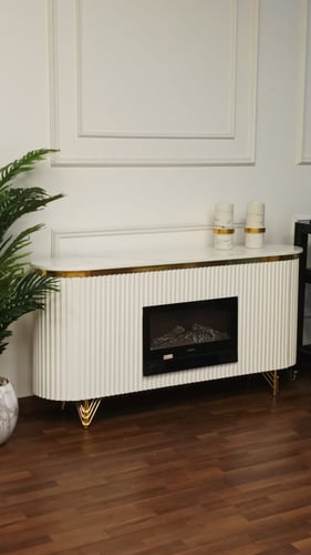 ديكور مع جهاز تدفئة