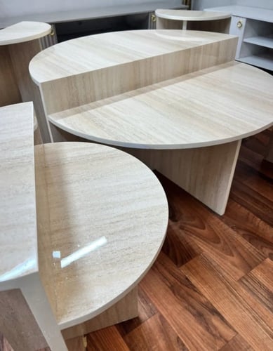 طقم طاولات بديل رخام