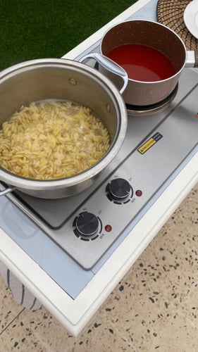 عربة فرن متنقلة كهرباء