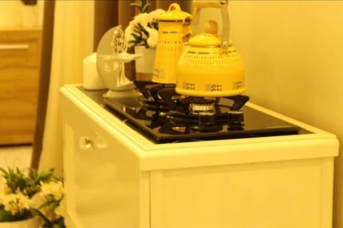 عربة فرن متنقلة غاز