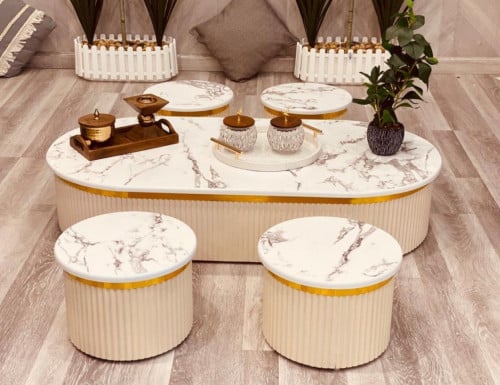 طقم طاولات ارضية