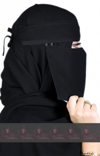 نقاب 2 مطاط قصير