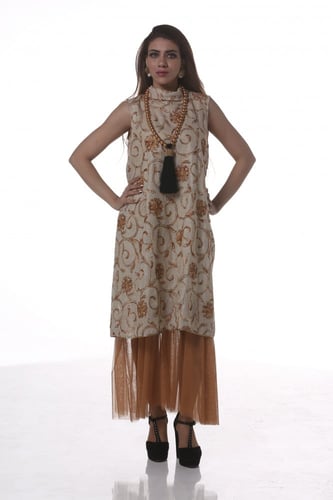 جلابية استقبال ذهبي