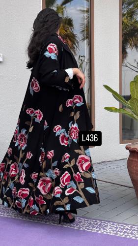 عباية كريب سبشل تطريز كمبيوتر قصة عادية ستريت