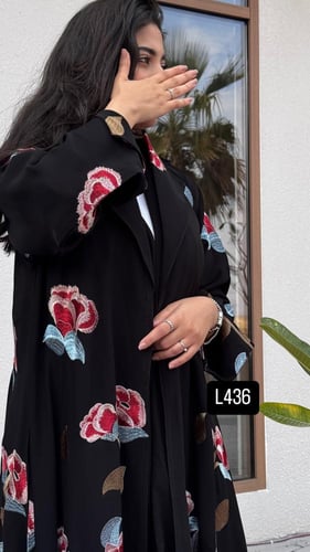 عباية كريب سبشل تطريز كمبيوتر قصة عادية ستريت