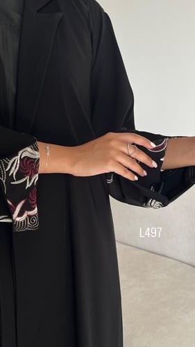 عباية كريب سبشل تطريز كمبيوتر قصة عادية ستريت