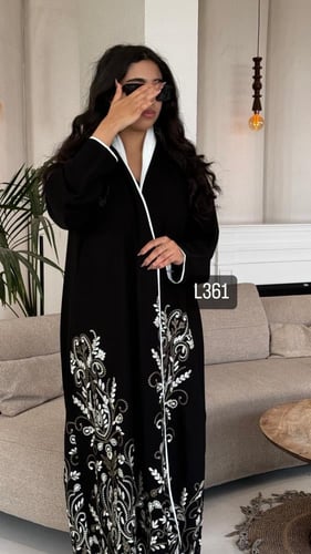 عباية كريب سبشل تطريز كمبيوتر قصة عادية ستريت