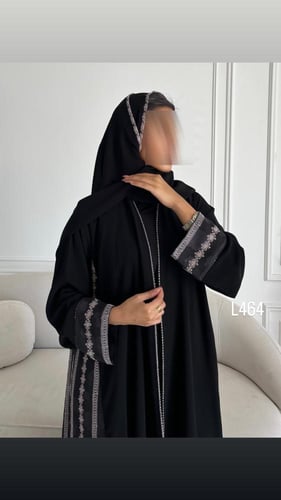 عباية كريب سبشل تطريز كمبيوتر قصة عادية