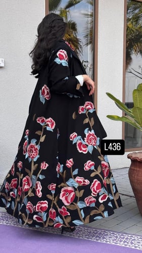 عباية كريب سبشل تطريز كمبيوتر قصة عادية ستريت