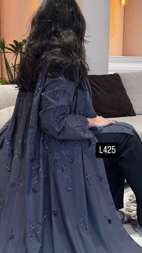 عباية كريب اوكراني ترتر وتطريز كمبيوتر قصة عادية س...