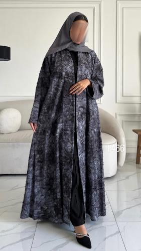 عباية جاكار منتش مع شك يدوي قصة عادية ستريت