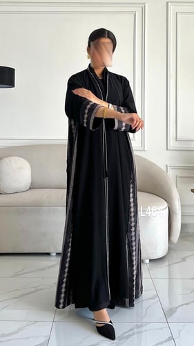 عباية كريب سبشل تطريز كمبيوتر قصة عادية