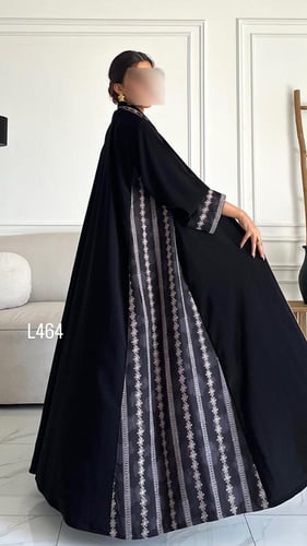 عباية كريب سبشل تطريز كمبيوتر قصة عادية