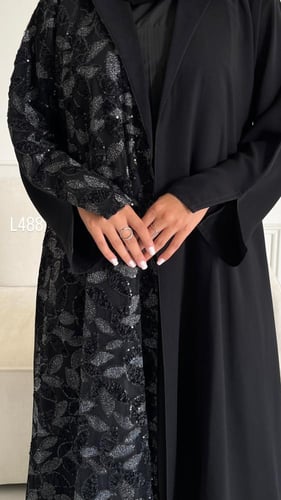 عباية كريب سبشل تطريز كمبيوتر قصة عادية ستريت