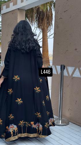 عباية كريب سبشل تطريز كمبيوتر قصة عادية ستريت