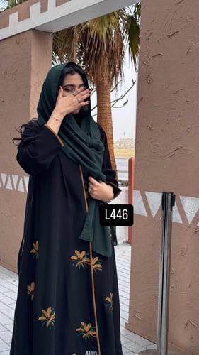 عباية كريب سبشل تطريز كمبيوتر قصة عادية ستريت