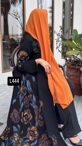 عباية كريب سبشل رسم يدوي وشك يدوي قصة عادية ستريت