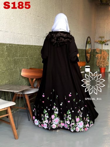 عباية كريب سبشل تطريز كمبيوتر قصة عادية