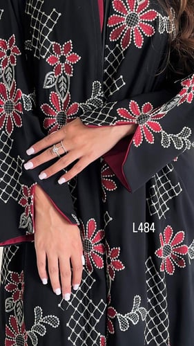 عباية كريب سبشل تطريز كمبيوتر قصة عادية ستريت