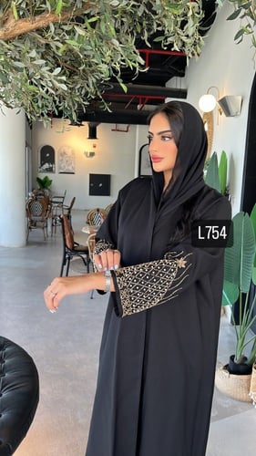 عباية كريب سبشل تطريز كمبيوتر قصة عادية ستريت