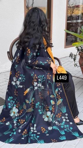 عباية لنن تطريز كمبيوتر قصة عادية ستريت