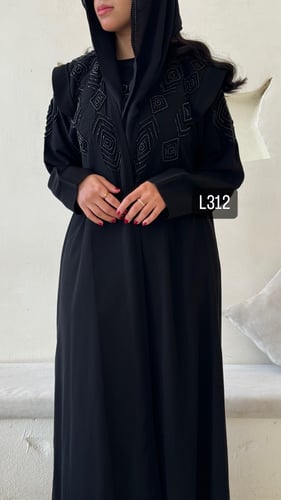 عباية كريب ملكي شك يدوي قصة عادية ستريت