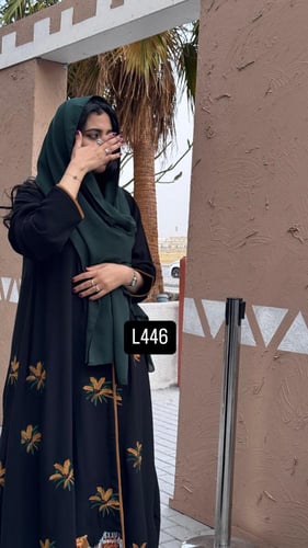 عباية كريب سبشل تطريز كمبيوتر قصة عادية ستريت