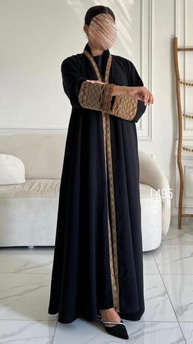 عباية كريب سبشل تطريز كمبيوتر قصة عادية ستريت