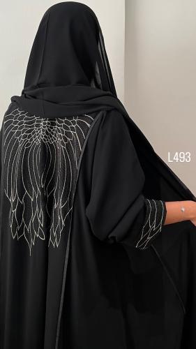 عباية كريب سبشل تطريز كمبيوتر قصة عادية ستريت