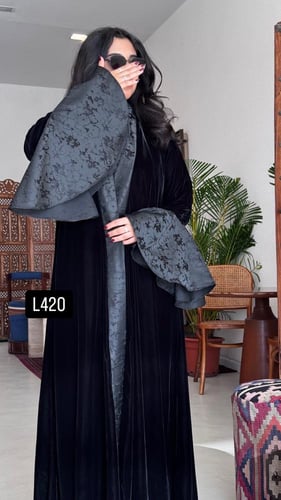 عباية كريب سبشل تطريز كمبيوتر قصة عادية ستريت