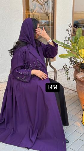 عباية كريب اندوسي شك يدوي مع سديرية قصة عادية