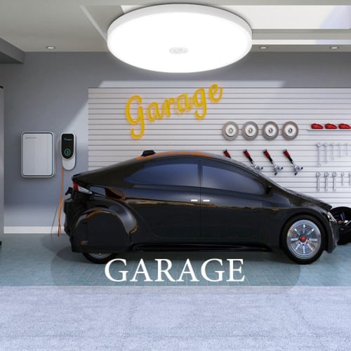 إضاءة ليد 40W موفرة بمستشعر حركة PIR وضوء