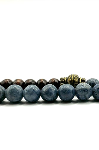 تعليقة حجر الكورال الأزرق