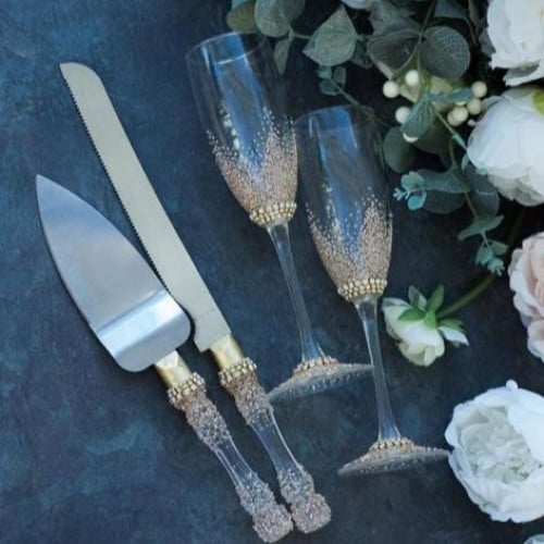 طقم عرسان مكون من 12 قطعة