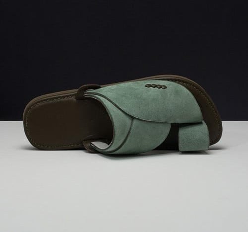 حذاء رجالي جلد طبيعي شامواة