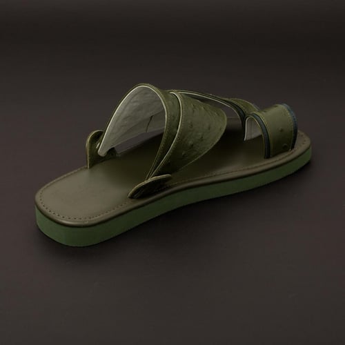 حذاء شرقي جلد النعام MH158