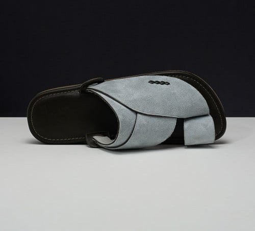 حذاء رجالي جلد طبيعي شامواة