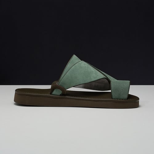 حذاء رجالي جلد طبيعي شامواة