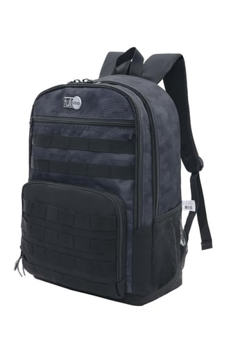 فل ستوب شنطة ظهر18"مع مقلمية جيشي اسود