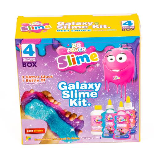 مجموعة سلايم غراء لامع مع منشط قطعة واحده