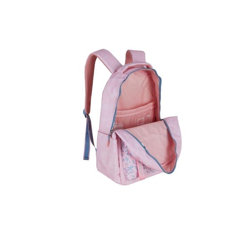 بوز شنطةظهر17"مع مقلمية بيج مشجر