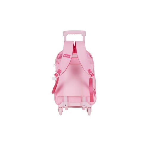 بوز شنطة ترولي18"مع مقلمية نجمة وردي