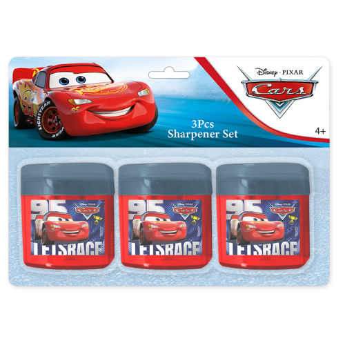 The sharpener cars 3 pieces in blister pack – an e...