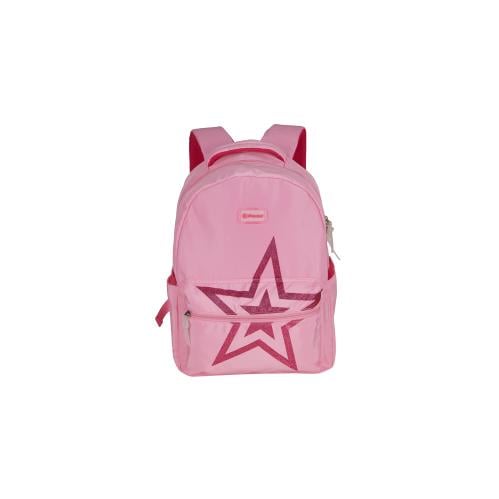 بوز شنطة ظهر17"مع مقلمية نجمة وردي